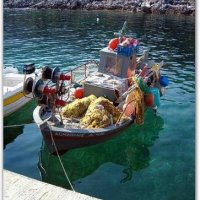 Fishing boat in Nissaki, Corfu
